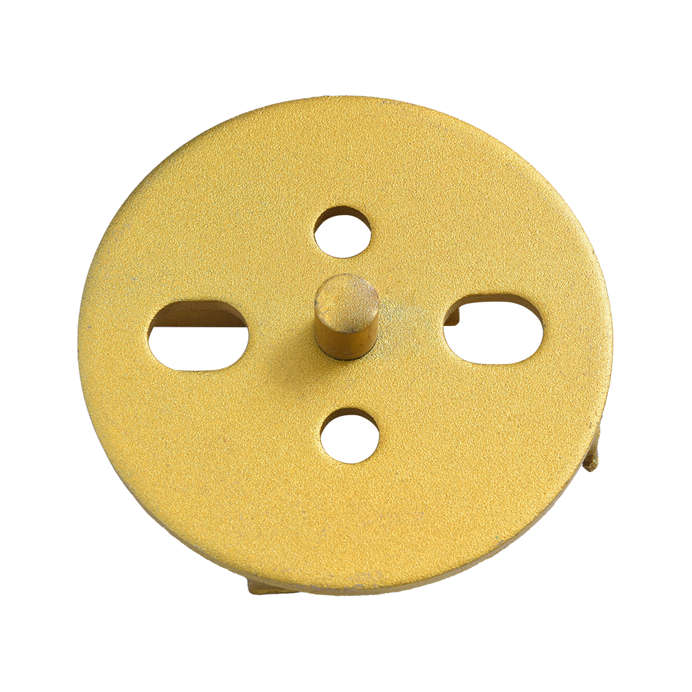 ＃120普通の5つの穴と4つの歯（列付き）床ダイヤモンドカッターヘッド